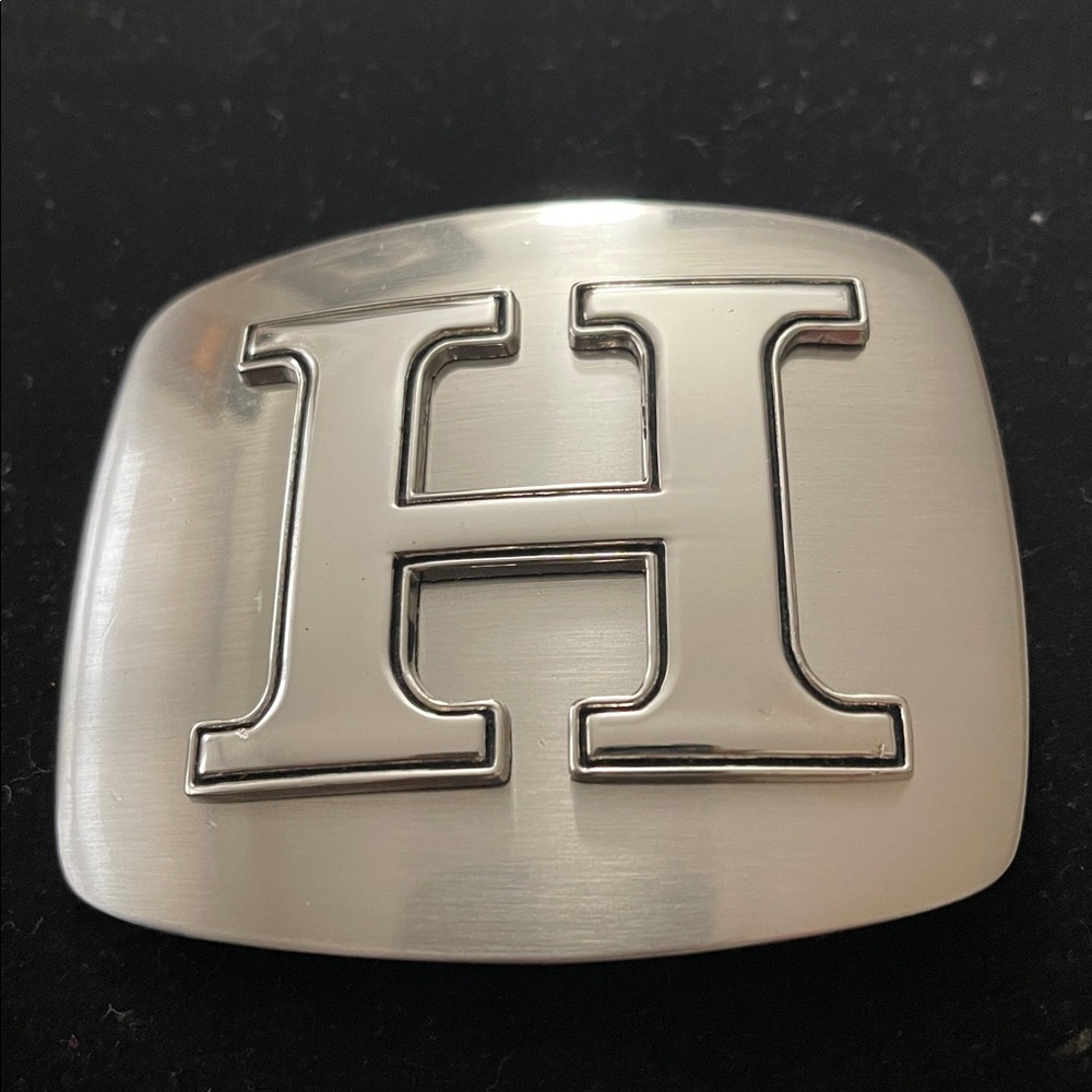 Metal H Belt Buckle